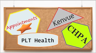 US Consumer Health Executive News: CHPA Regulatory SVP, Kenvue CFO, PLT Sales Head